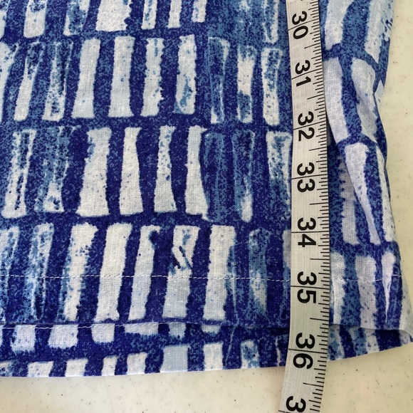 NWT Habitat Blue & White Palazzo Pants: Linen Blend  Fabric - Picture 8 of 8